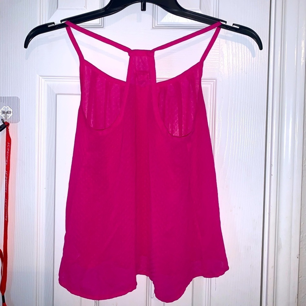 Arizona pink sheer tank top - Picture 4 of 4